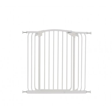 Bindaboo Extra Tall Hallway Pet Gate White B1123