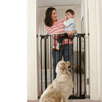 Bindaboo Extra Tall Swing Close Pet Gate Black B1122-500