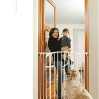 Bindaboo Extra Tall Hallway Pet Gate White B1123-B1125