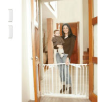 Hallway Security Pet Safety Gate White F170W-F172W-F172W