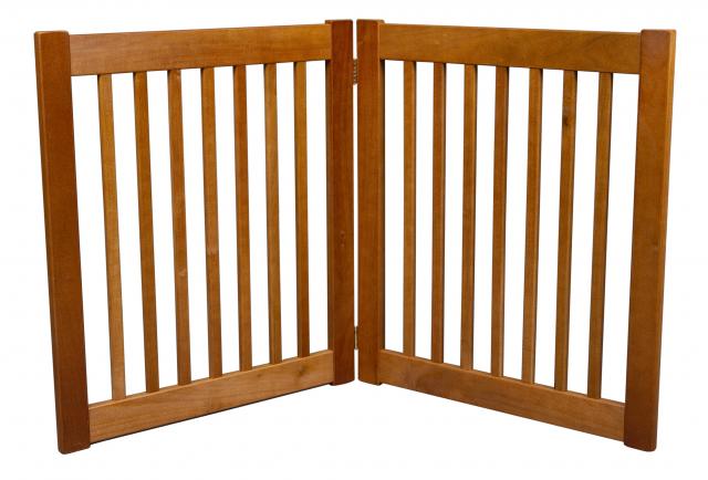 Free Standing 2 Panel 27 Inch EZ Pet Gate Artisan Bronze 42620 Formation