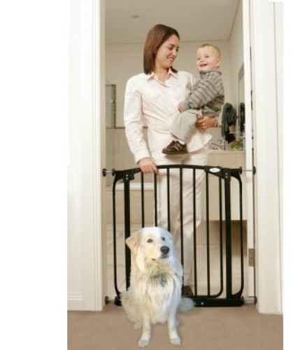 Swing Close Security Baby Gate Black F160B-500