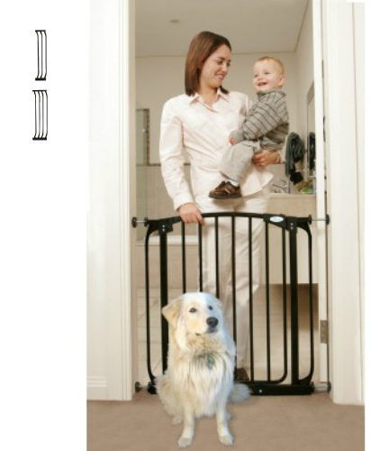 Swing Close Baby Safety Gate Black F160B-F171B-F172B