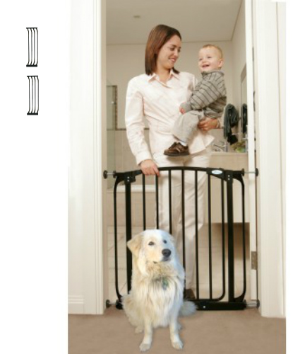 Swing Close Baby Safety Gate Black F160B-F172B-F172B