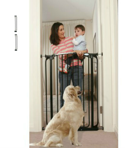 Extra Tall Swing Close Baby Gate Black F190B-F193B-F193B