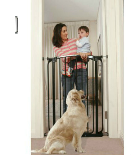 Extra Tall Swing Close Baby Gate Black F190B-F193B