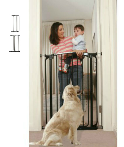 Extra Tall Swing Close Baby Gate Black F190B-F841B-F843B