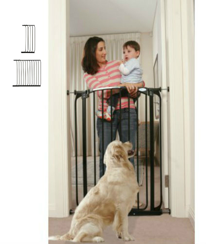 Extra Tall Swing Close Baby Gate Black F190B-F841B-F845B