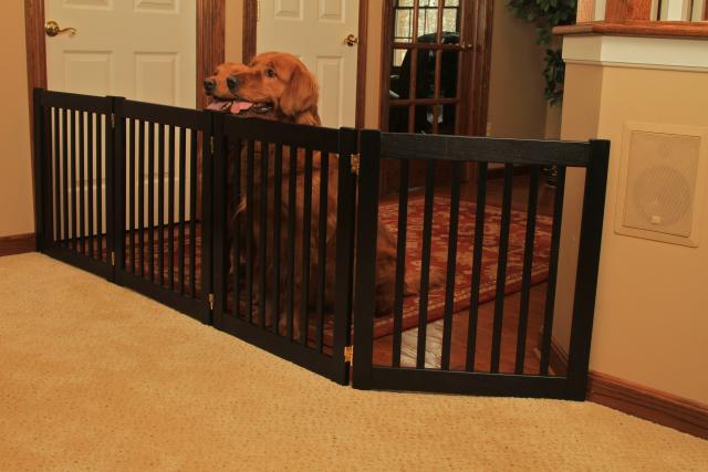 extra long freestanding pet gate