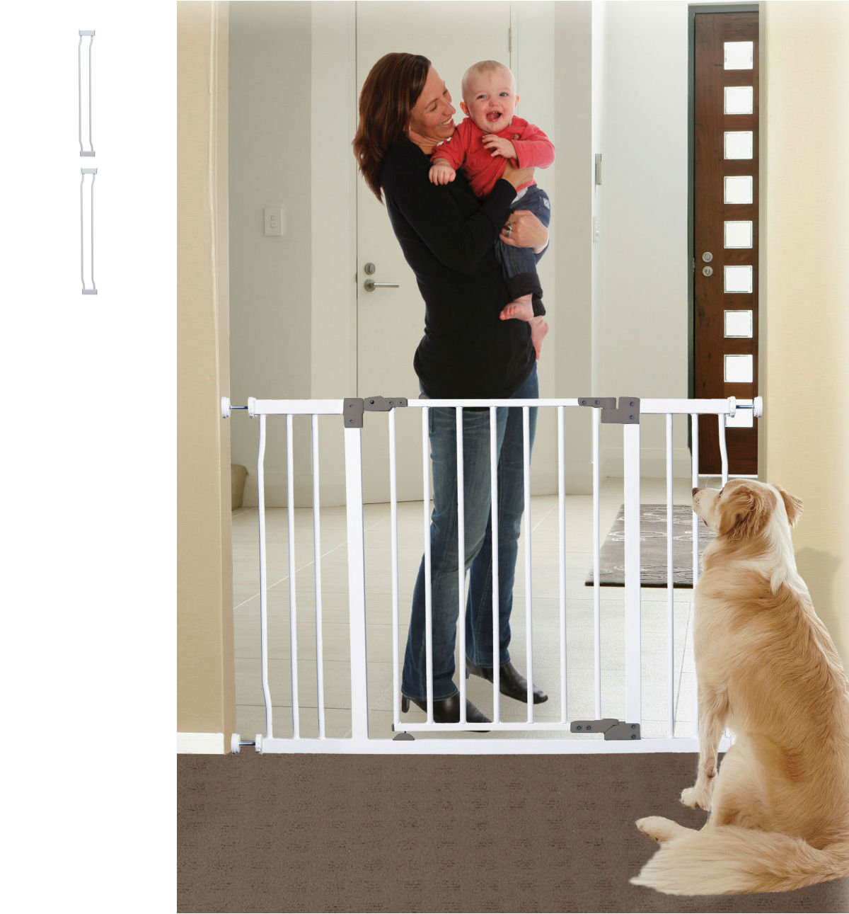 48 inch baby gate with pet door